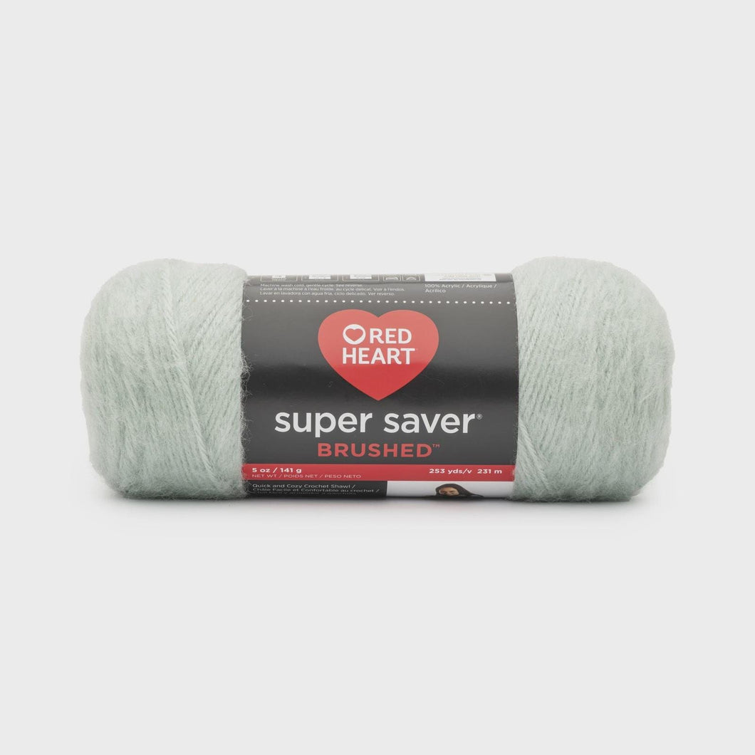 Red heart super saver brushed yarn teal 140g
