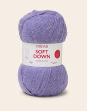 Load image into Gallery viewer, Sirdar statement jumper pattern 10884 complete with soft Down DK yarn size  28" - 54"
