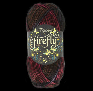 Knitted cardigan or top kit,  King cole 6445 including Firefly aran yarn size 34- 38