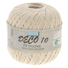 Load image into Gallery viewer, 100% Mercerised cotton 100g 530 metres Ecru  for crochet knitting etc

