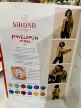 Load image into Gallery viewer, New crochet pattern Sirdar 10925 ladies cardigan with Jewelspun Ombré  size xs - xxxl
