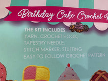 Load image into Gallery viewer, Knitty critters Chris get Birthday Cake kit
