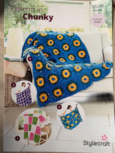 Load image into Gallery viewer, Crochet blanket kit includes Pattern 10249 and  Stylecraft Chenile Chunky yarn

