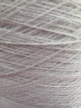 Load image into Gallery viewer, large cone of acrylic yarn for knitting machines pale silver grey 1300g
