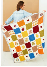 Load image into Gallery viewer, Love Letter to Autumn crochet blanket yarn kit Stylecraft special DK
