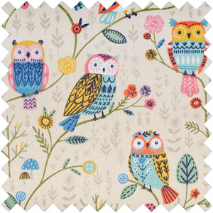 Knitting /crochet bag new owl print