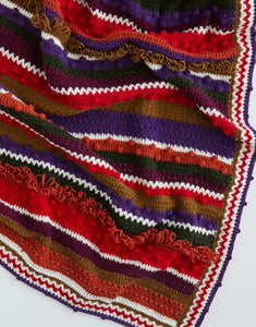 Sirdar winter berries crochet along blanket kit made with soft twist dk yarn