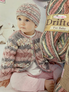 New colour drifter for babies dk yarn with knitting pattern
