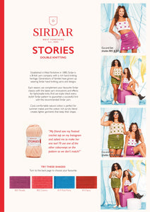 Sirdar festival Stories crochet top and skirt pattern size 6-28