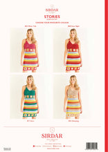 Load image into Gallery viewer, Sirdar festival Stories crochet dress pattern 10531 size 81-137cm (32-54&quot;)
