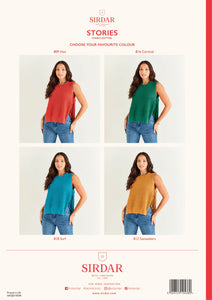 Sirdar festival Stories knitted top pattern 10538